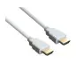 Preview: HDMI-kabel 19-stift A-kontakt till A-kontakt, hög hastighet, 2m, vit